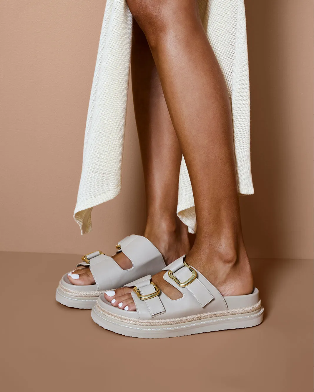 ALESSIA - STONE View Top Comfortable Everyday Wear