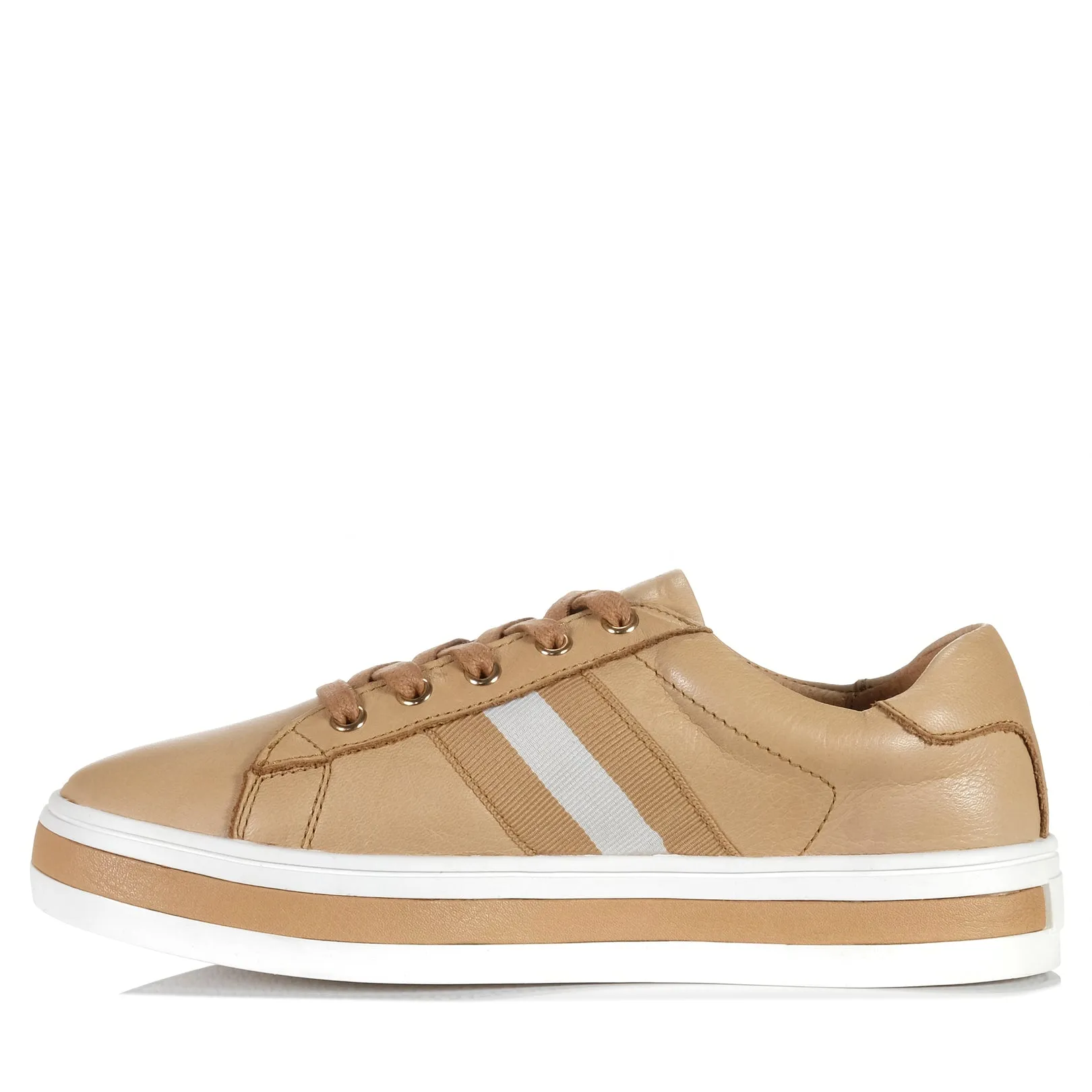 Alfie & Evie Pepe Camel/Camel Multi Stripe