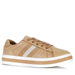 Alfie & Evie Pepe Camel/Camel Multi Stripe