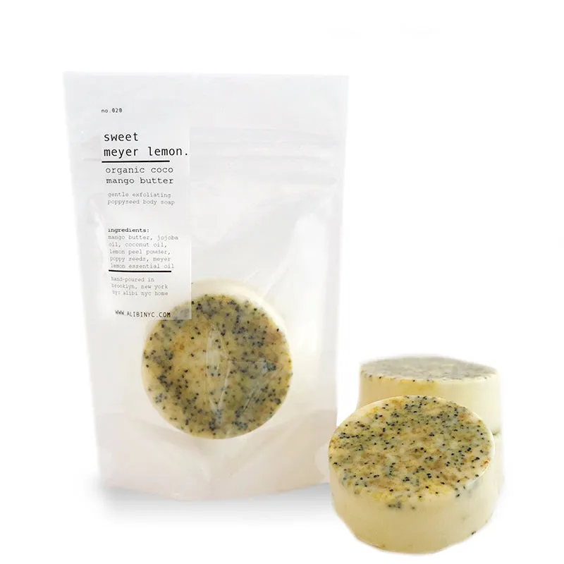 ALIBI NYC | Sweet Meyer Lemon Organic Coco Mango Butter Soap