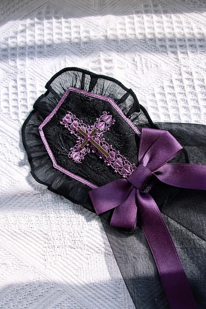Alice Girl~Cross Maiden~Gothic Lolita Hair Clips Veil Headbow