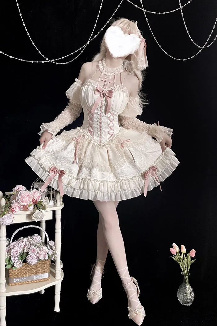 Alice Girl~Cross Maiden~Gothic Lolita Hair Clips Veil Headbow
