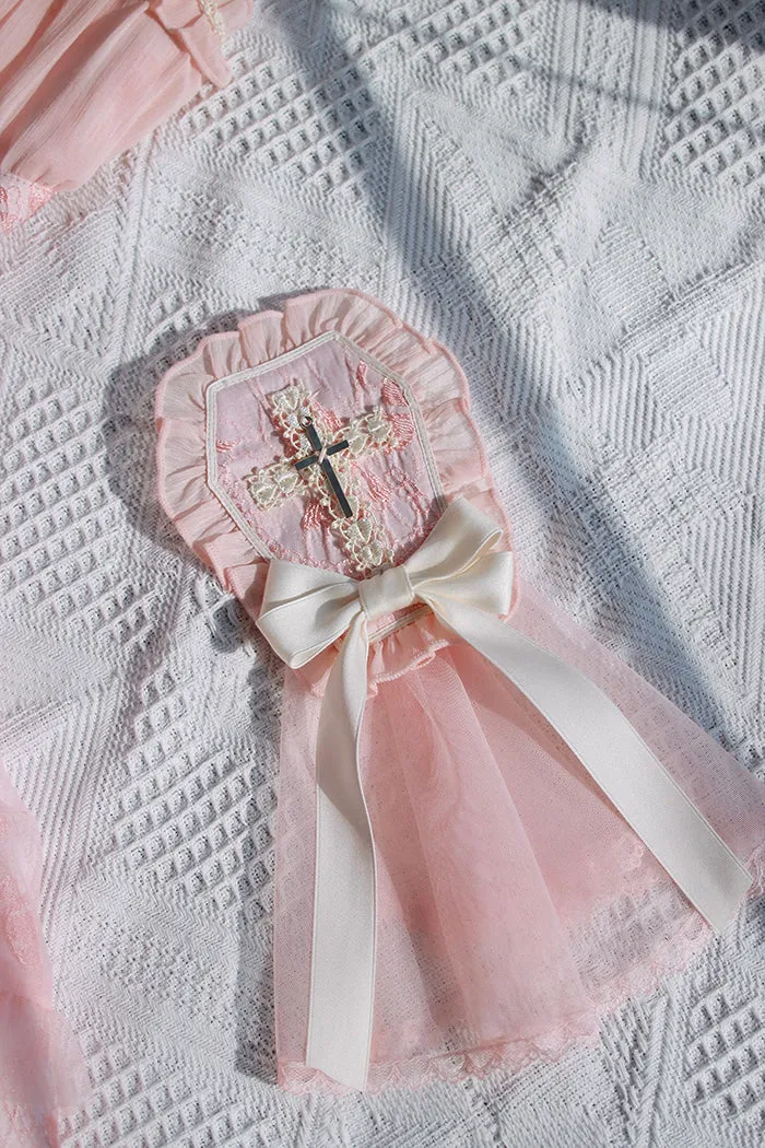 Alice Girl~Cross Maiden~Gothic Lolita Hair Clips Veil Headbow