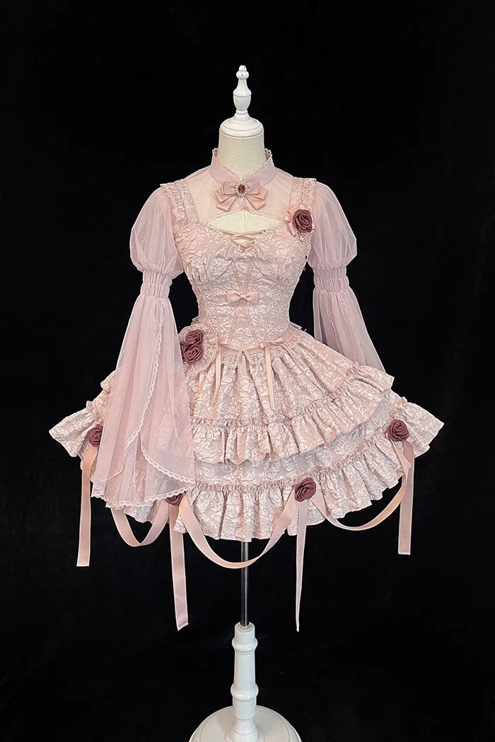 Alice Girl~Gothic Lolita Bolero~Blood Rose Long Sleeve Bolero