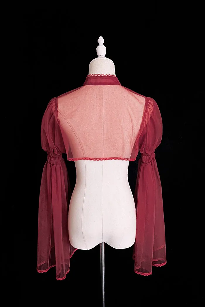 Alice Girl~Gothic Lolita Bolero~Blood Rose Long Sleeve Bolero