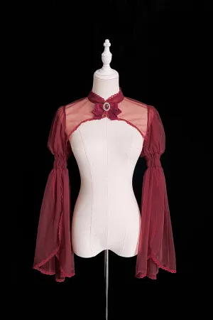 Alice Girl~Gothic Lolita Bolero~Blood Rose Long Sleeve Bolero