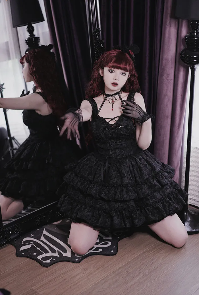 Alice Girl~Gothic Lolita SK Set~Blood Rose Skirt and Corset