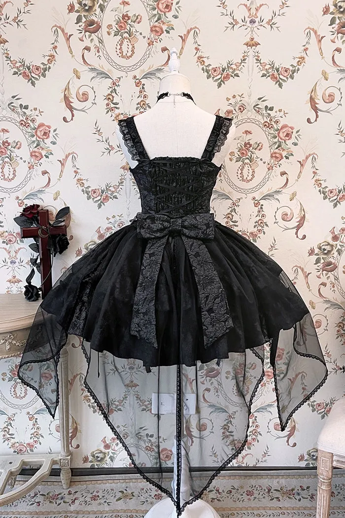 Alice Girl~Gothic Lolita SK Set~Blood Rose Skirt and Corset