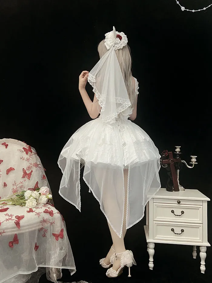 Alice Girl~Gothic Lolita SK Set~Blood Rose Skirt and Corset