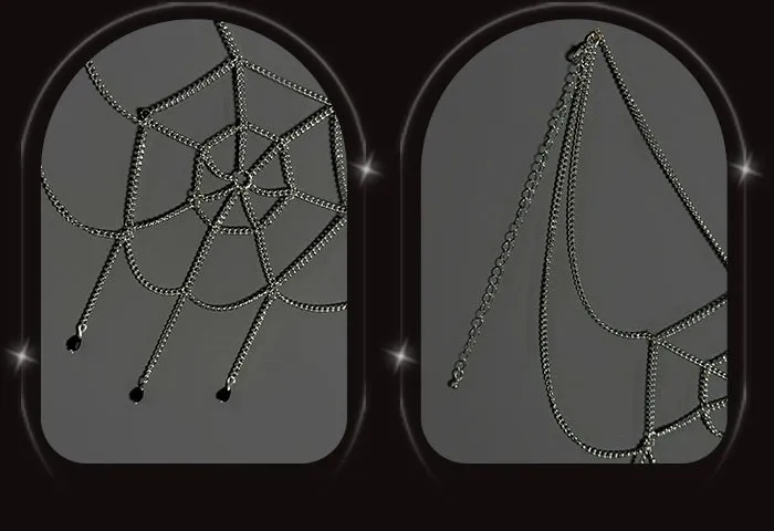 Alice Girl~Lolita Potion~Gothic Lolita Accessory Spider Web Lolita Waist Chain