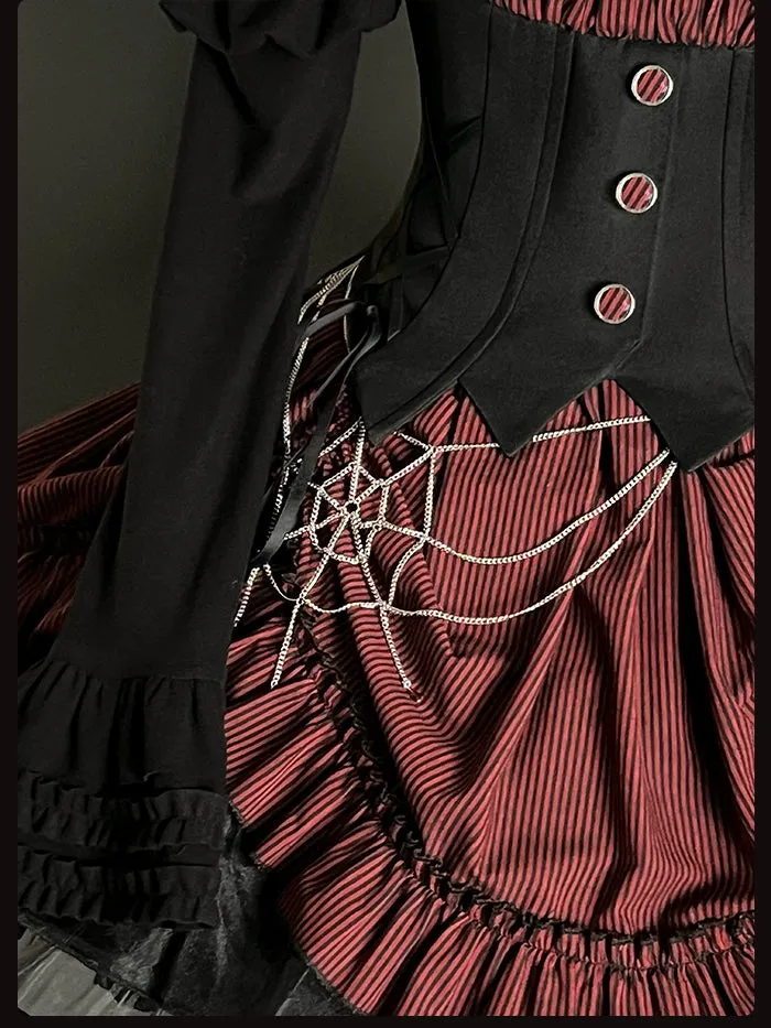 Alice Girl~Lolita Potion~Gothic Lolita Accessory Spider Web Lolita Waist Chain