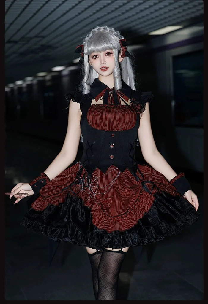 Alice Girl~Lolita Potion~Gothic Lolita Accessory Spider Web Lolita Waist Chain