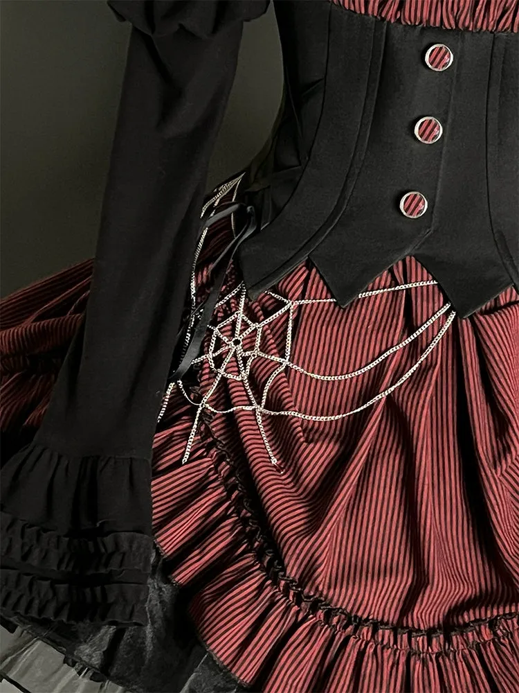 Alice Girl~Lolita Potion~Gothic Lolita Accessory Spider Web Lolita Waist Chain