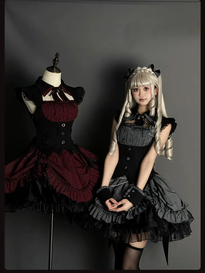 Alice Girl~Lolita Potion~Gothic Lolita JSK Halloween Sleeveless Lolita Dress