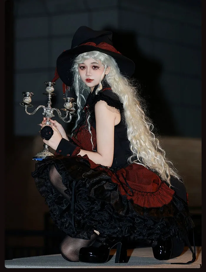 Alice Girl~Lolita Potion~Gothic Lolita JSK Halloween Sleeveless Lolita Dress