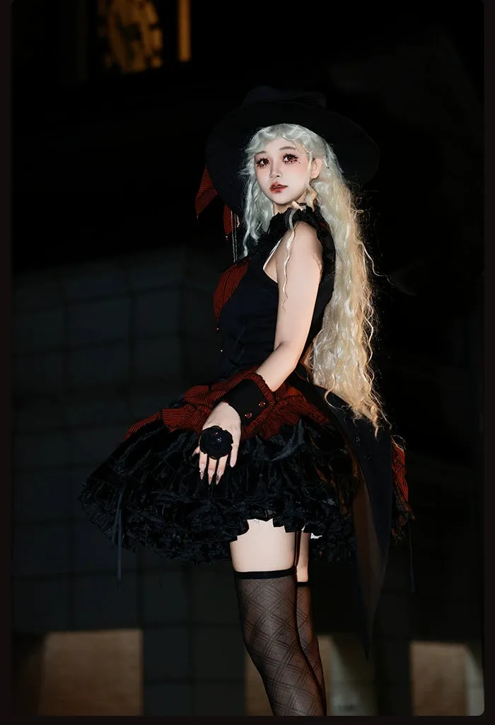 Alice Girl~Lolita Potion~Gothic Lolita JSK Halloween Sleeveless Lolita Dress