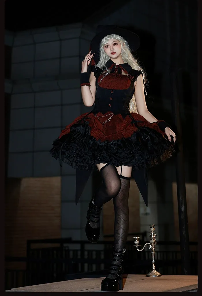 Alice Girl~Lolita Potion~Gothic Lolita JSK Halloween Sleeveless Lolita Dress