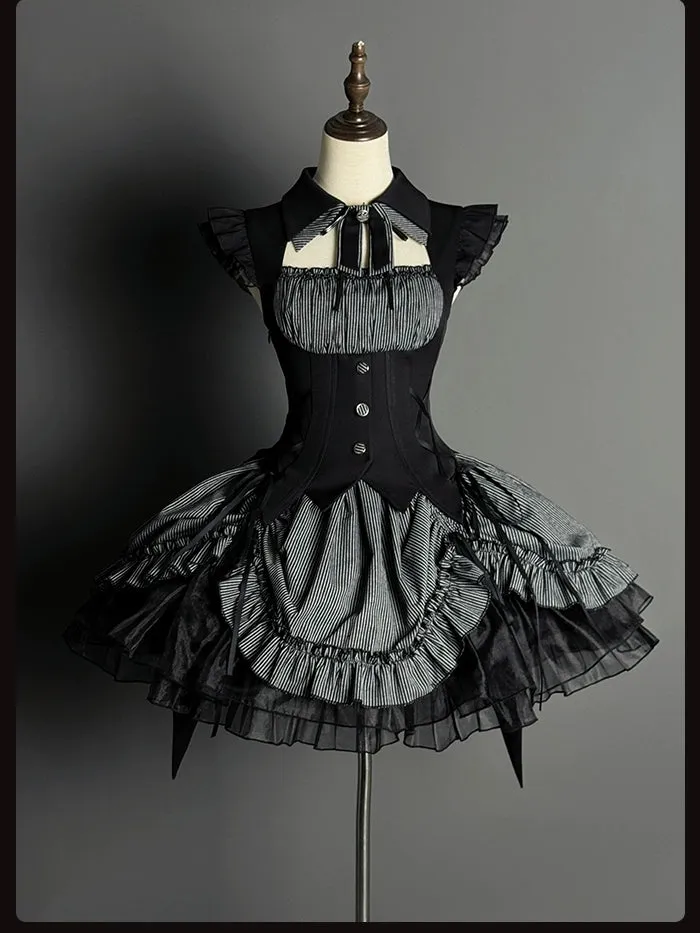 Alice Girl~Lolita Potion~Gothic Lolita JSK Halloween Sleeveless Lolita Dress