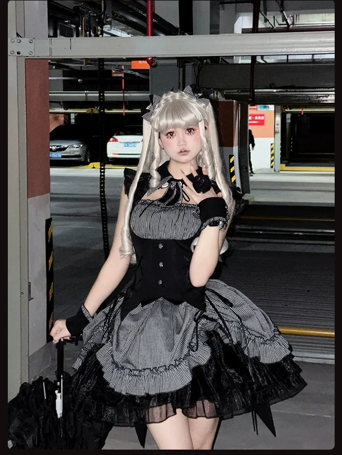 Alice Girl~Lolita Potion~Gothic Lolita JSK Halloween Sleeveless Lolita Dress