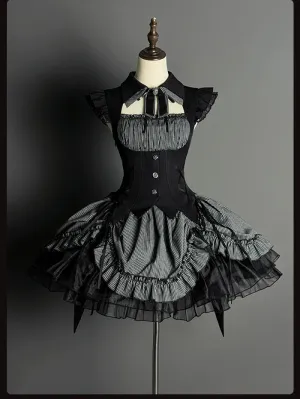 Alice Girl~Lolita Potion~Gothic Lolita JSK Halloween Sleeveless Lolita Dress