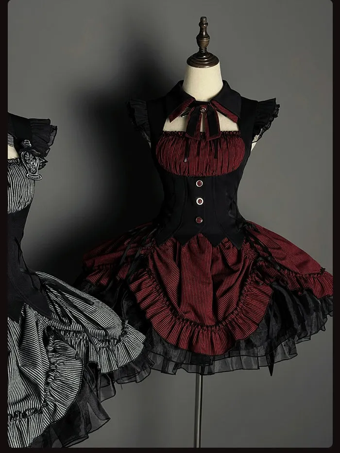 Alice Girl~Lolita Potion~Gothic Lolita JSK Halloween Sleeveless Lolita Dress