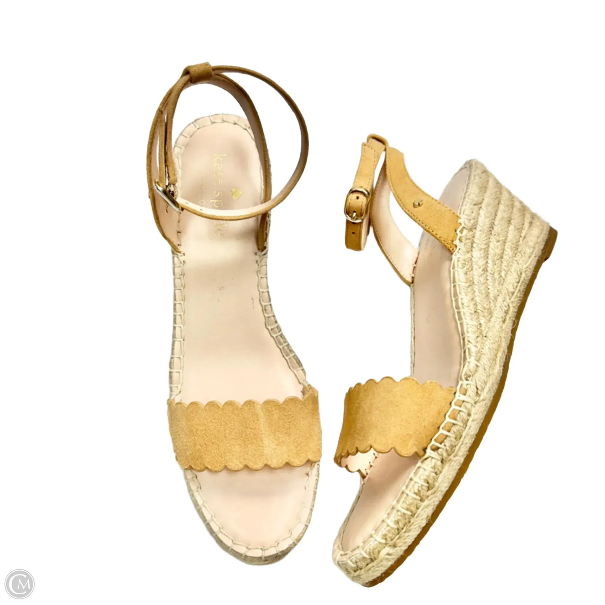 Family Fit Sandals Designer By Kate Spade In Brown, Size: 6.5