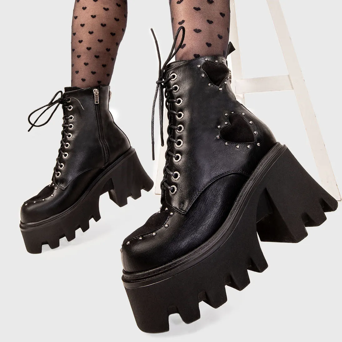 All I Need Chunky Platform Ankle Boots