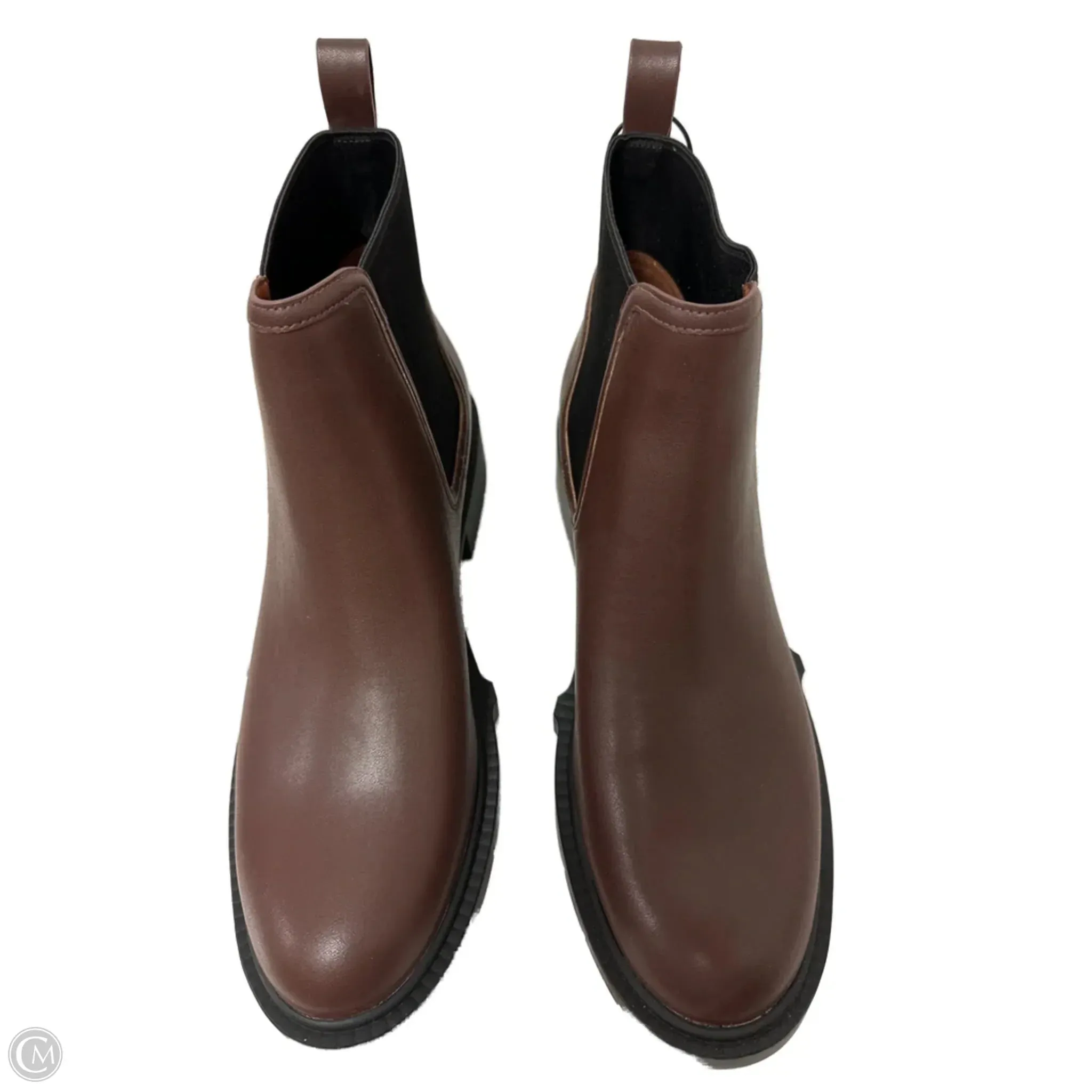 Boots Designer By Coach In Brown, Size: 11 Foam Lining Standing Workers Multidirectional Traction Grip