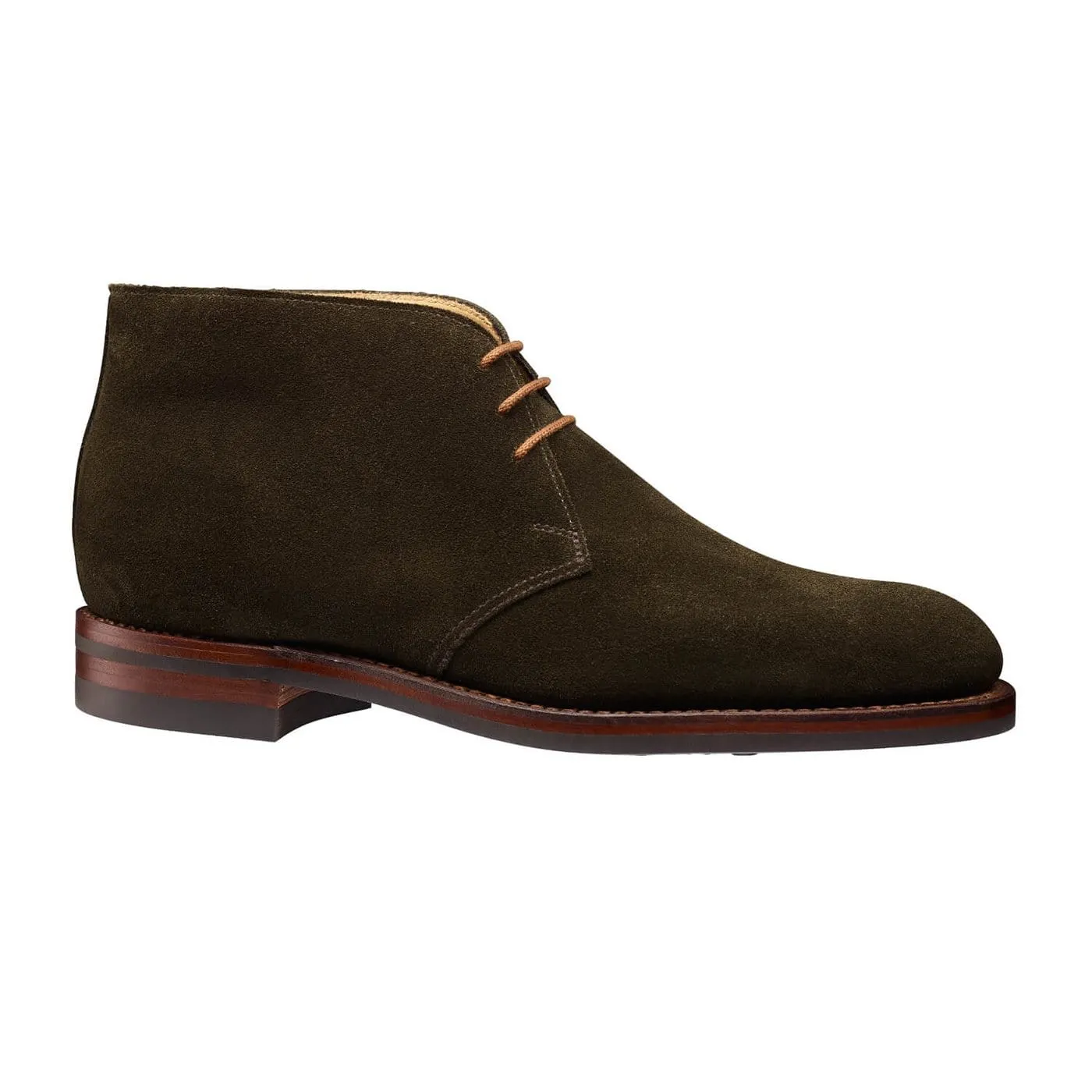 Classic Comfort Trendy Footwear Chiltern Earth Green Suede