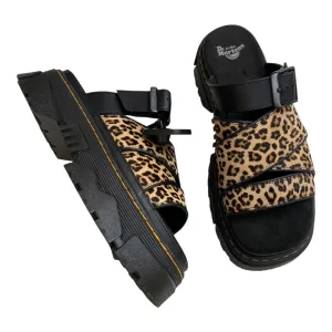 Sandals Designer By Dr Martens In Animal Print, Size:10 Fast pace