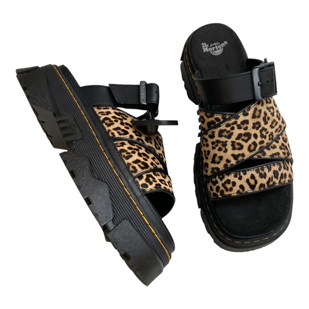Sandals Designer By Dr Martens In Animal Print, Size:10 Fast pace