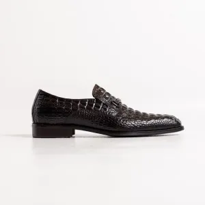 Alligator Loafer - Chocolate