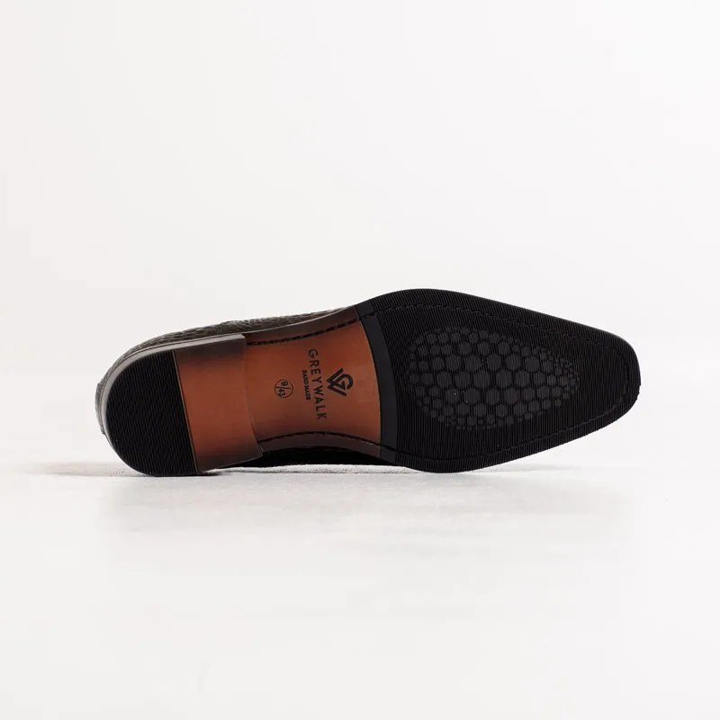 Alligator Loafer - Chocolate
