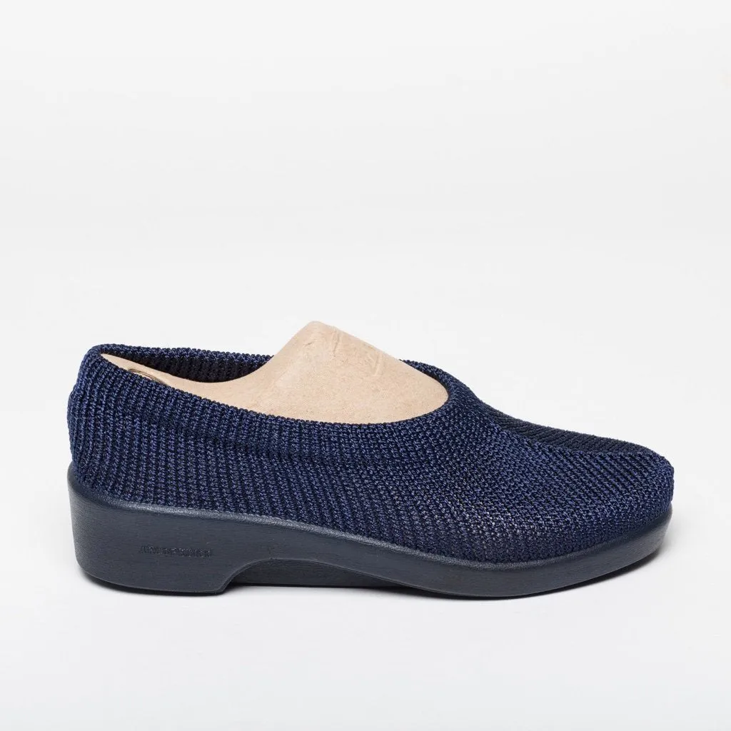 Amadora Navy Slip Ons