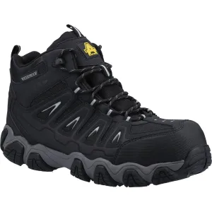 Amblers Safety AS801 Rockingham Black Crazy Horse Action Leather Male Waterproof Safety Footwear