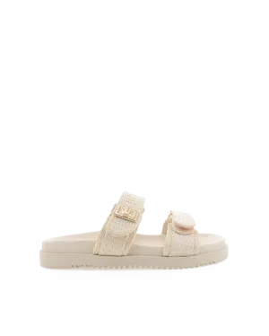 Event Night AMYLEE WIDE FIT - NATURAL RAFFIA