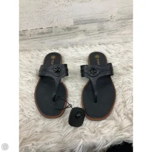 Sandals Designer By Tory Burch In Black, Size: 8.5 Hot Mood Play Mode
