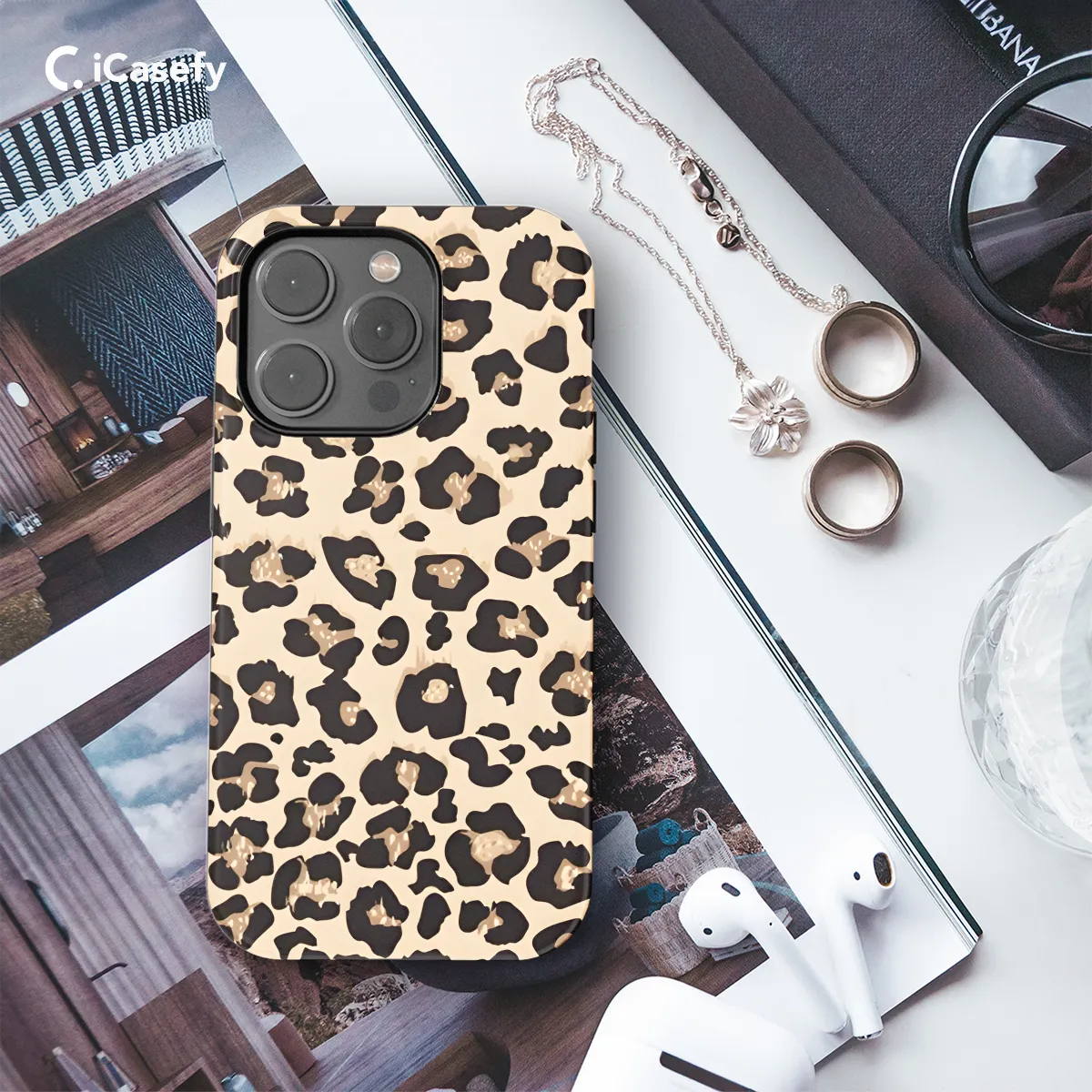 Animal Print Paisley Exotic Leopard Safari Wild Phone Case iPhone Samsung Cover Pixel 1298