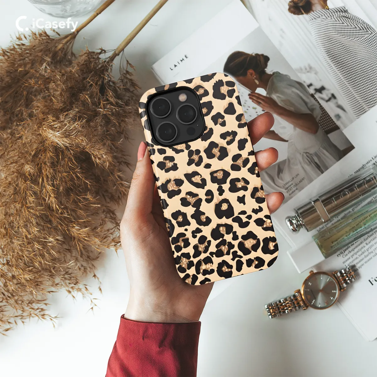 Animal Print Paisley Exotic Leopard Safari Wild Phone Case iPhone Samsung Cover Pixel 1298