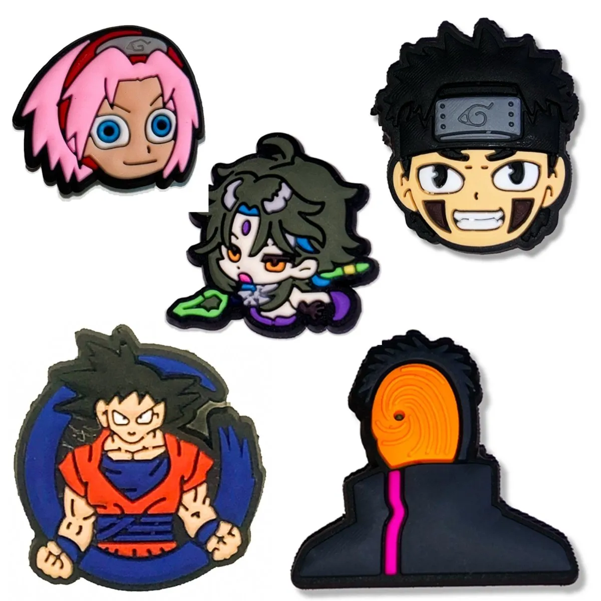 Anime-Inspired Shoe Charms