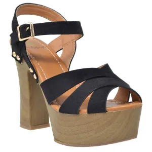 Ankle Strap High Heel Platform Sandal