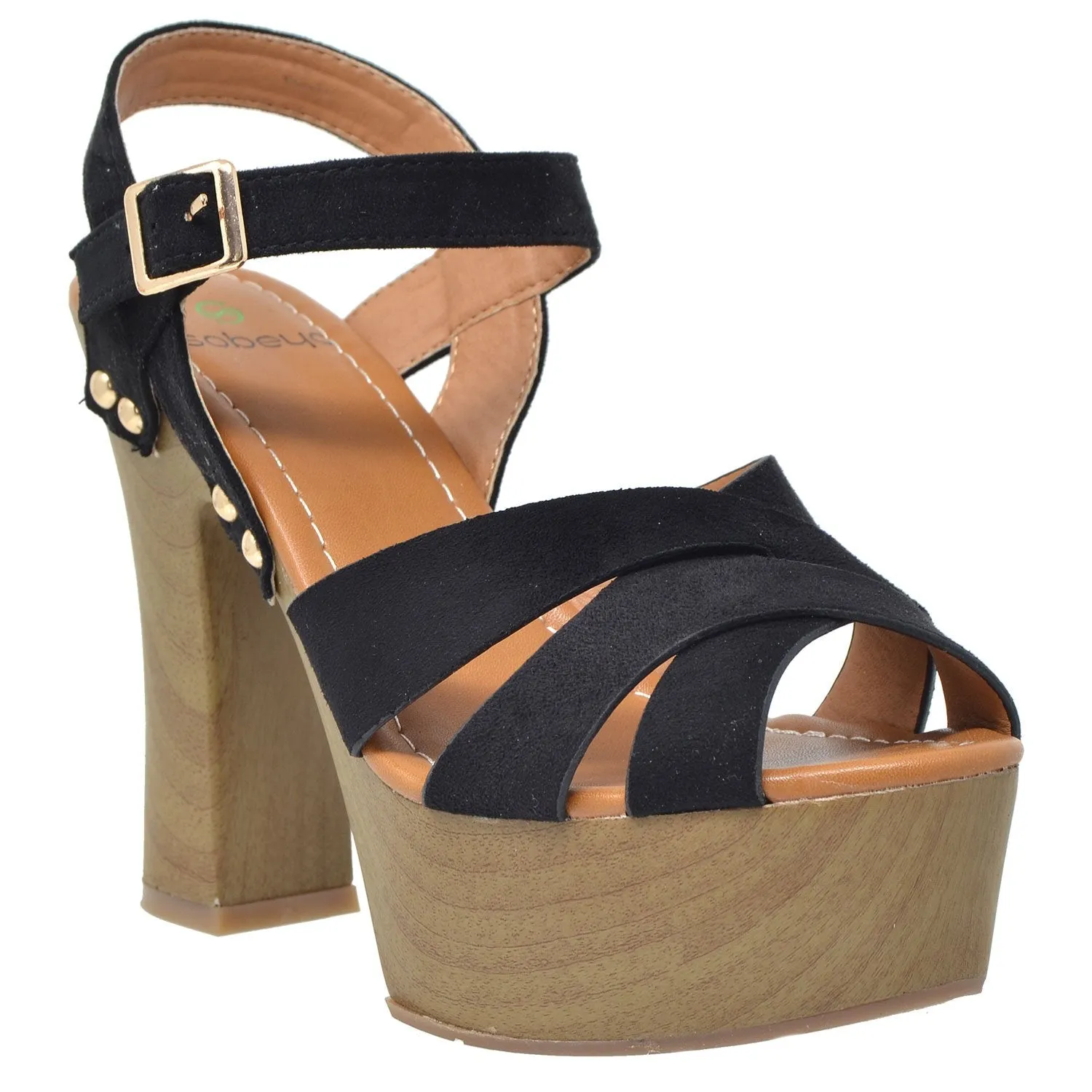 Ankle Strap High Heel Platform Sandal