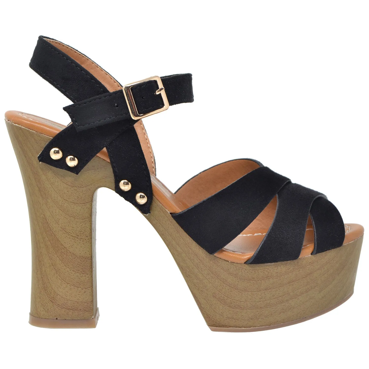 Ankle Strap High Heel Platform Sandal