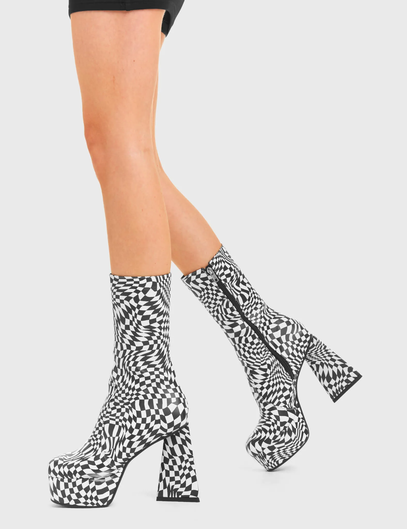 Another Realm Platform Ankle Boots