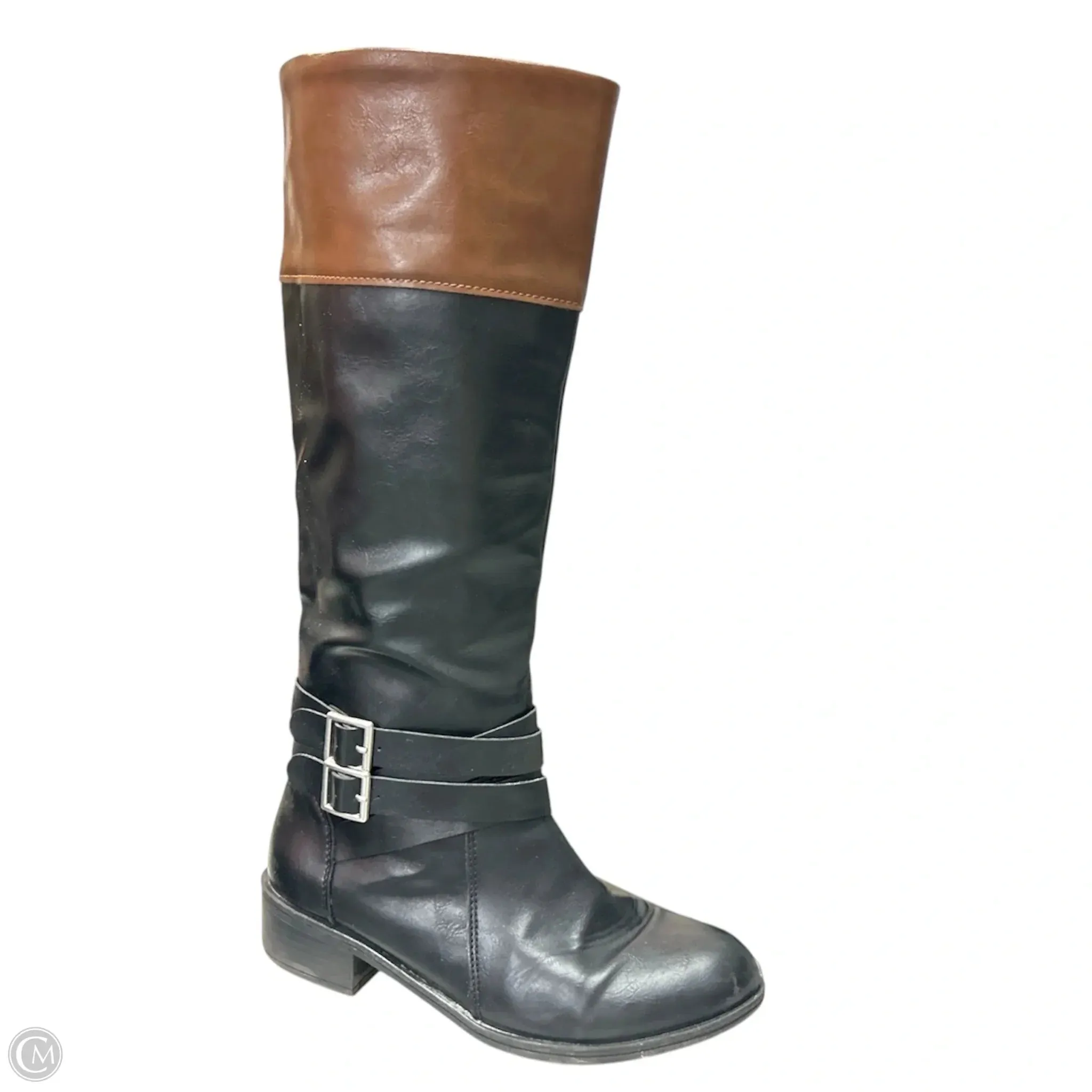 Boots Knee Heels By Arizona In Black, Size: 9 City Trek