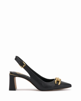 Satin Glow Dust Guard Hamden Statement Slingback