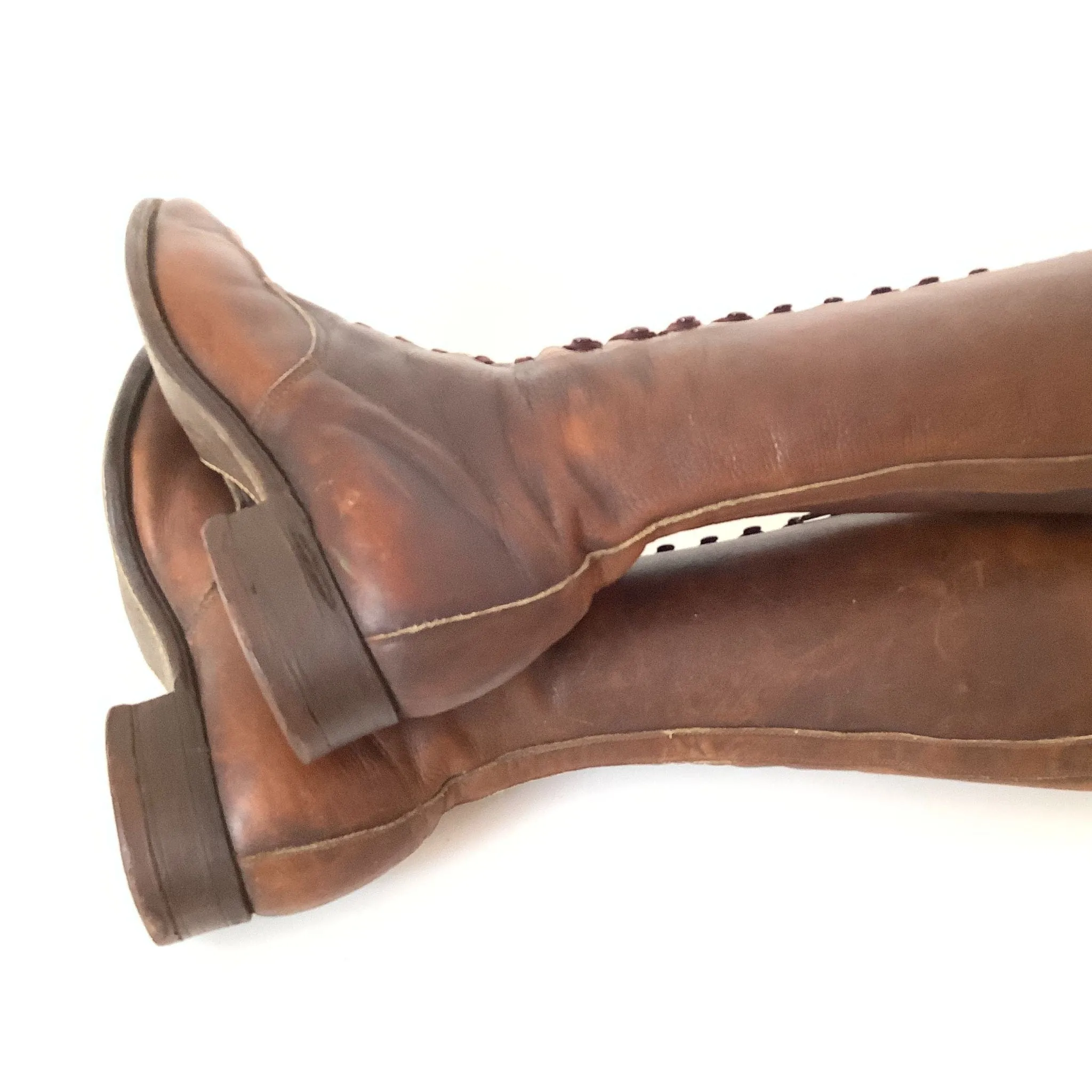 Antique Lace-up Boots