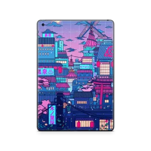 Apple iPad Cyberpunk Village Skin