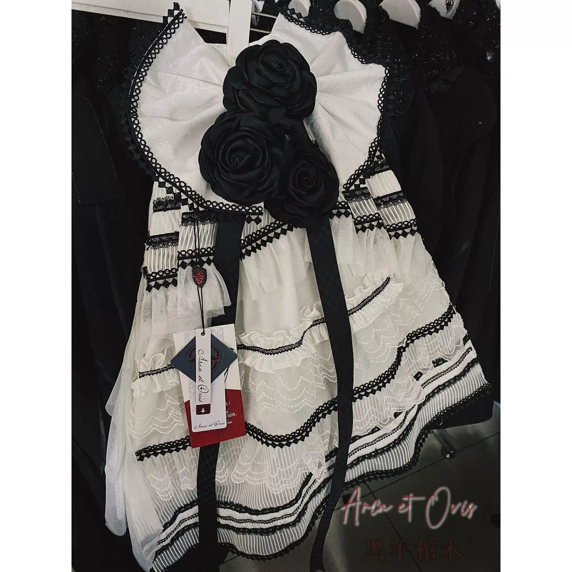 Arca et Ovis~Gothic Lolita Trailing Prince Series Lace Single-Sided Trailing Multicolors