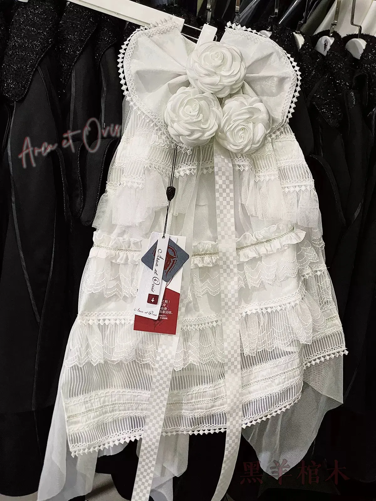 Arca et Ovis~Gothic Lolita Trailing Prince Series Lace Single-Sided Trailing Multicolors
